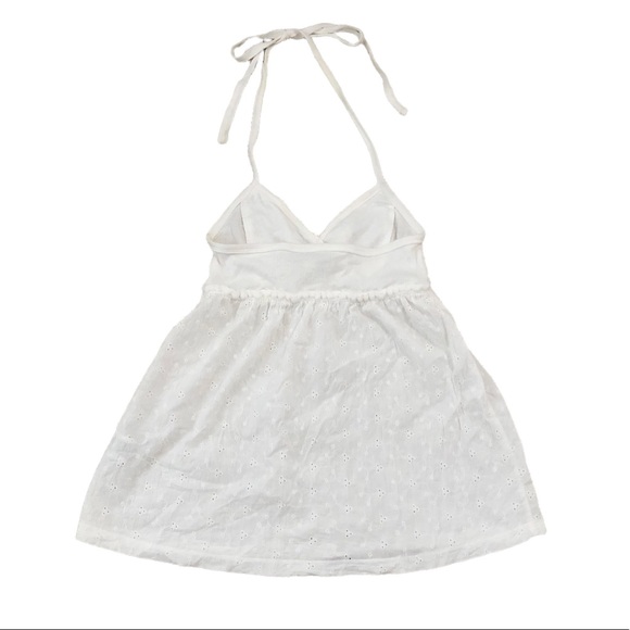 L.e.i. Eyelet sleeveless blouse camisole halter top size medium - Picture 2 of 3